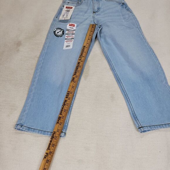 Wrangler Jeans Boys Loose Blue Sz 8 Regular Denim Pants Kids Skater Lot of 2 Kid - Picture 4 of 16